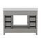 Flash Furniture Vega 48 Inch Bathroom Vanity w/Sink, Storage Cabinet w/Soft Close Doors, and 9 Drawers, Gray FS-BN-2-48-GY-GG - alternate 10